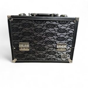 Caboodles Black Lace Makeup Organizer Case
